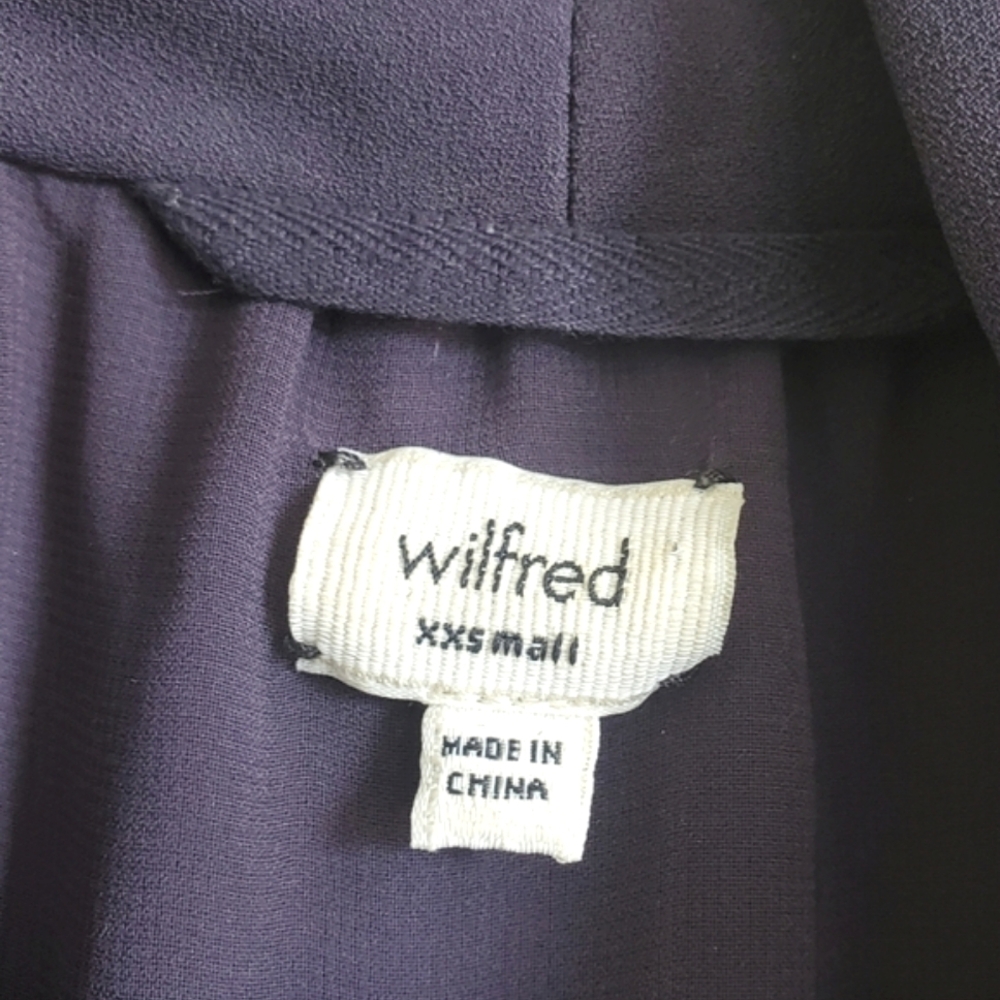 Wilfred Aritzia Sabine Mini Dress Eggplant Purple Size XXS - Picture 3 of 11